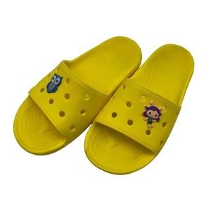 Crocs Classic Slide Sandals Canary Yellow Size 6